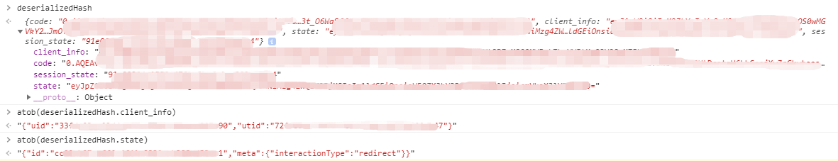 auth-code-deserialized